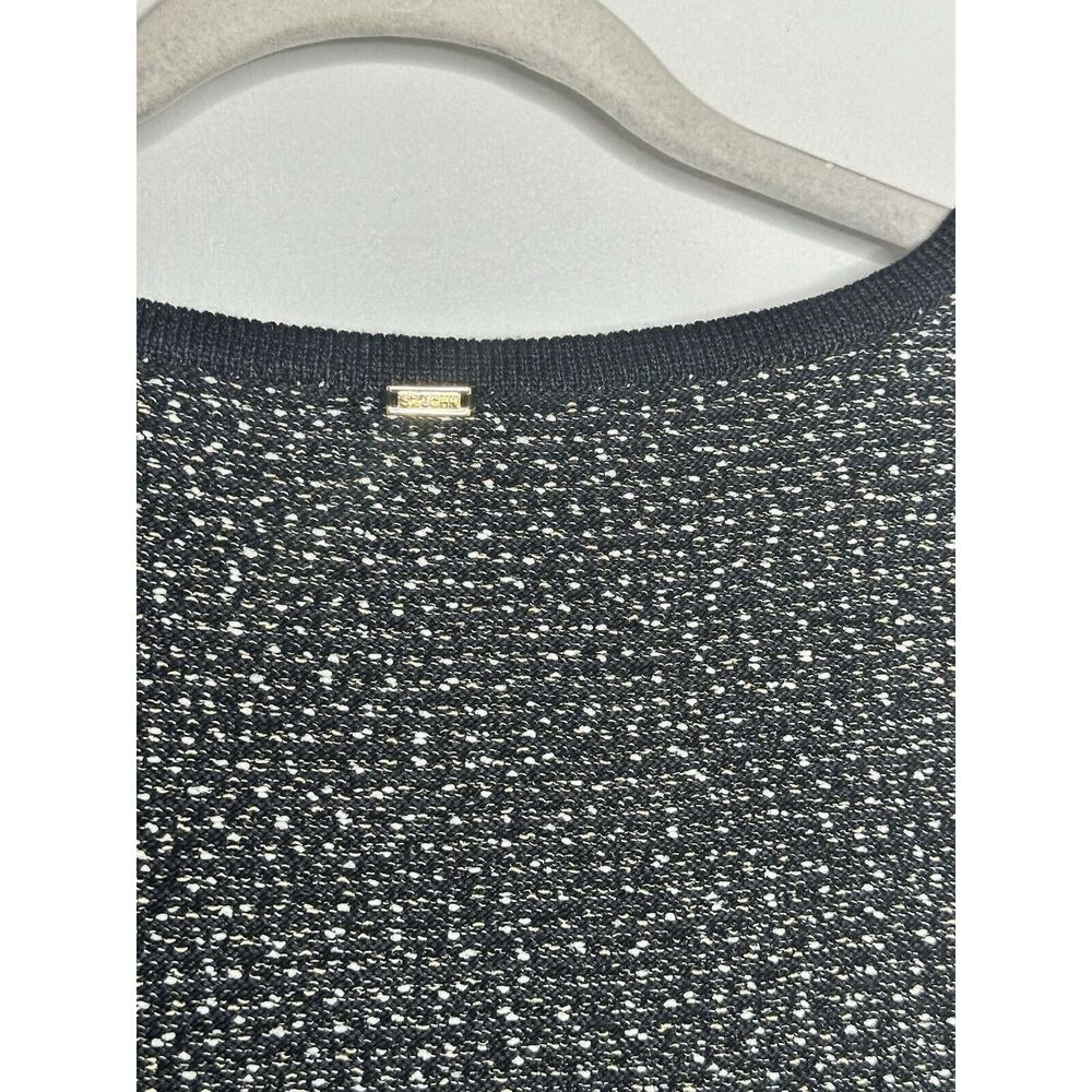 ST. JOHN SPORTS Women's Knit Black Wool Blend Tank Top Size Medium - Picture 6 of 7